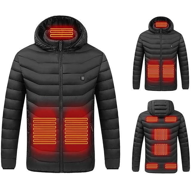 Heat Grove™ 9-Zone Heated Puffer Jacket with Hood