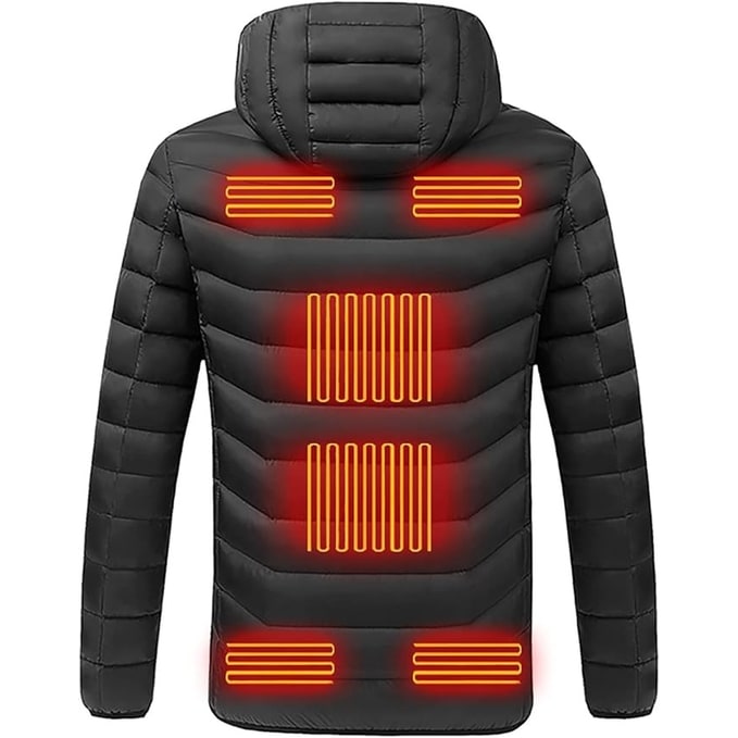 Heat Grove™ 9-Zone Heated Puffer Jacket with Hood