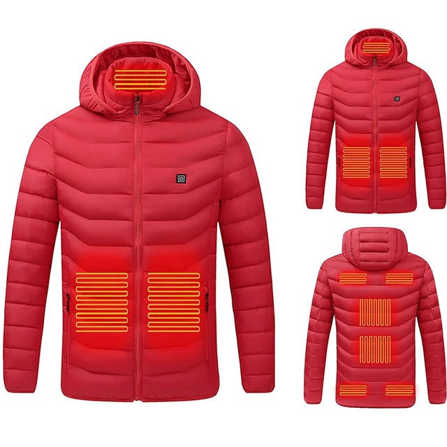 Heat Grove™ 9-Zone Heated Puffer Jacket with Hood