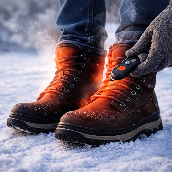 Heat Grove™ Heated Insoles with Arch Support and Wireless Remote
