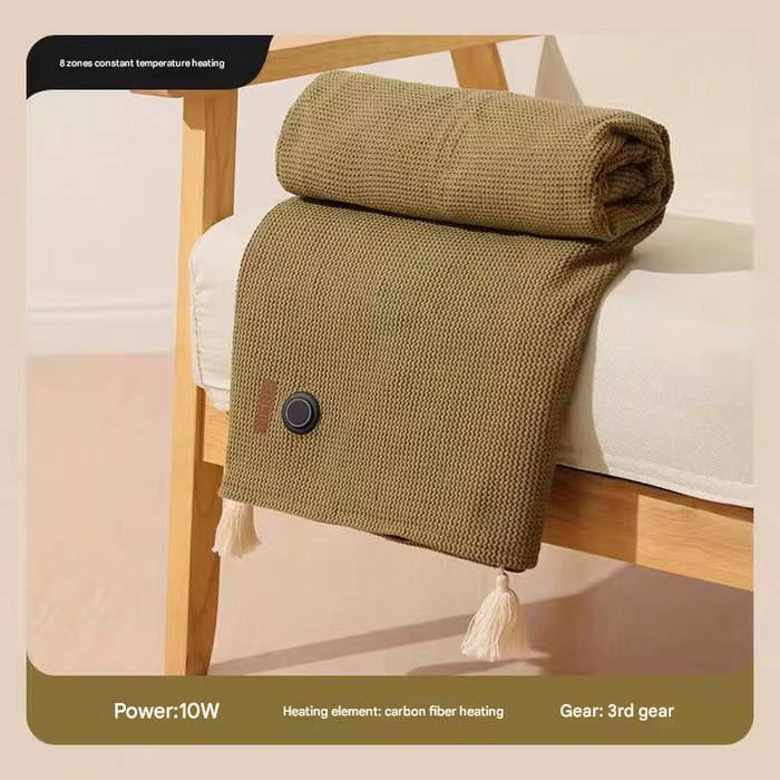 Heat Grove™ Lightweight USB Heated Travel Blanket for Winter