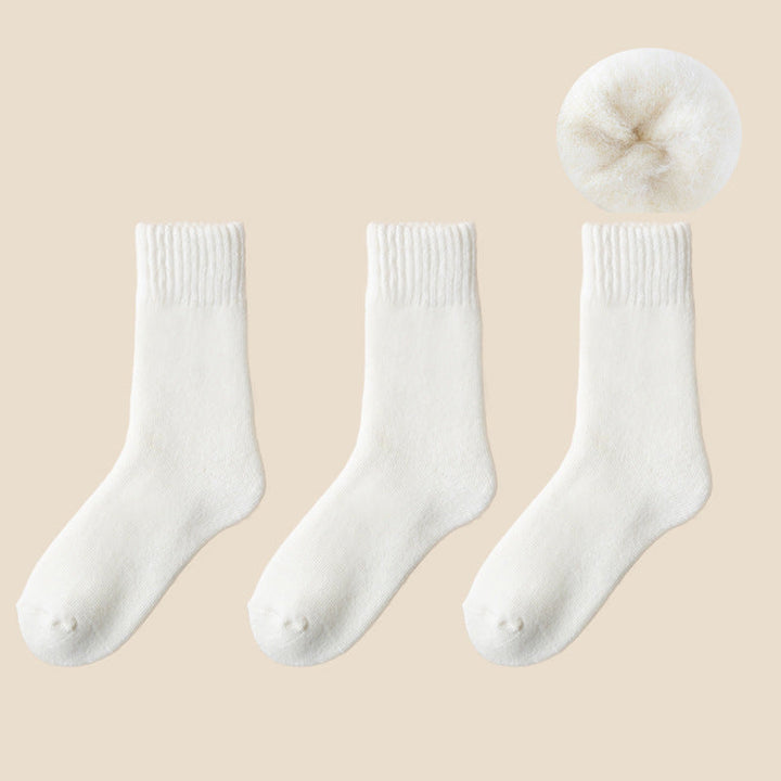 Unisex Thermal Socks | Self-Heating Fleece Lining | Moisture-Wicking | 3-Pair Set