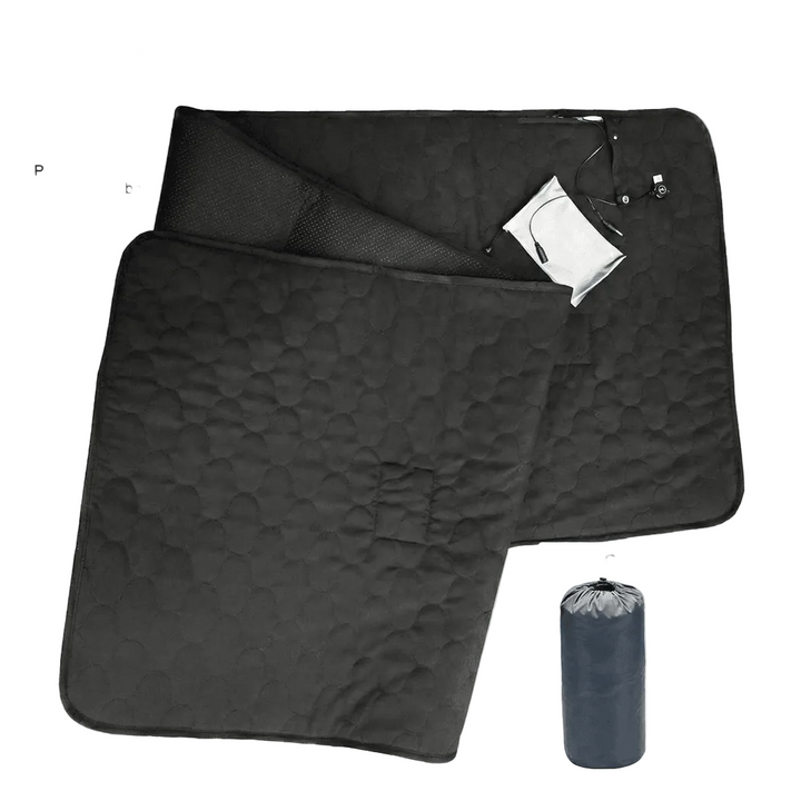 Heated Yoga Pad - 5-Zone Rapid Heat, USB Powered, Camping &amp; Home Use