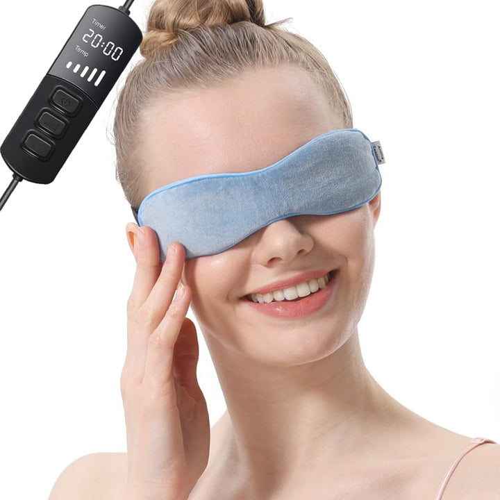Graphene Heated Eye Mask With 5 Heat Settings and Timer