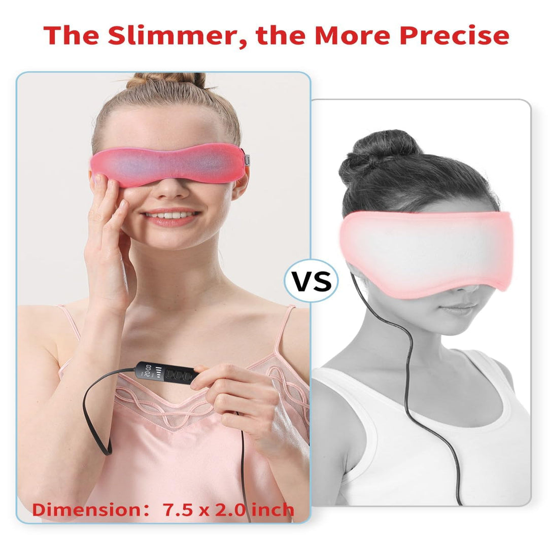 Graphene Heated Eye Mask With 5 Heat Settings and Timer